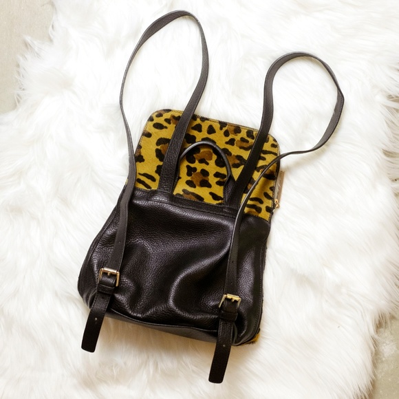 ✨ SOLD ✨ - WHISTLES LEOPARD MINI BACKPACK - Picture 3 of 8